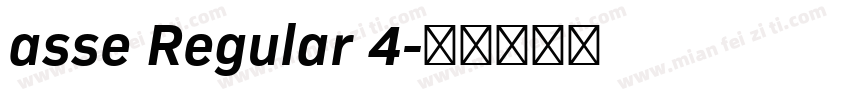 asse Regular 4字体转换